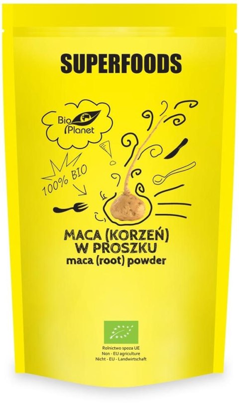 MACA SPROSZKOWANA BIO 150 g - BIO PLANET SUPERFOODS BIO PLANET - seria SUPERFOODS