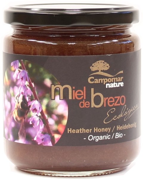 MIÓD WRZOSOWY BIO 480 g - CAMPOMAR NATURE CAMPOMAR NATURE (hiszpańskie oliwy i oliwki, miód) MIÓD WRZOSOWY BIO 480 g - CAMPOMAR NATURE CAMPOMAR NATURE (hiszpańskie oliwy i oliwki, miód)