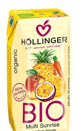NEKTAR WIELOOWOCOWY + MARCHEW BEZ DODATKU CUKRÓW (MULTI SUNRISE) BIO 200 ml - HOLLINGER HOLLINGER (soki, nektary, napoje, syropy) NEKTAR WIELOOWOCOWY + MARCHEW BEZ DODATKU CUKRÓW (MULTI SUNRISE) BIO 200 ml - HOLLINGER HOLLINGER (soki, nektary, napoje, syropy)