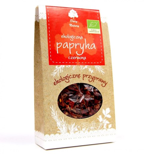 PAPRYKA SŁODKA SUSZONA BIO 50 g - DARY NATURY DARY NATURY - przyprawy i zioła