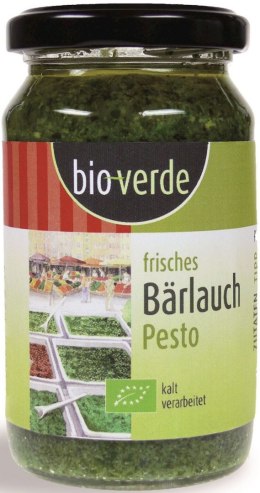 PESTO Z CZOSNKU NIEDŹWIEDZIEGO BIO 165 g - BIO-VERDE BIO-VERDE (oliwki, sery, makarony, przystawki)