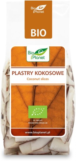 PLASTRY KOKOSOWE BIO 100 g - BIO PLANET BIO PLANET - seria BRĄZOWA (orzechy i pestki)