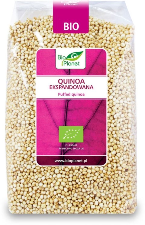 QUINOA EKSPANDOWANA BIO 150 g - BIO PLANET BIO PLANET - seria RÓŻOWA (płatki, otręby, musli)