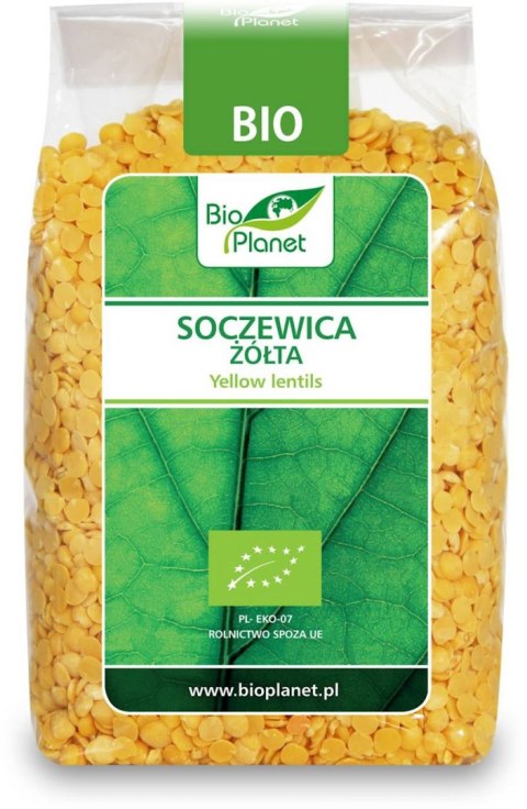SOCZEWICA ŻÓŁTA BIO 400 g - BIO PLANET BIO PLANET - seria ZIELONA (strączkowe) SOCZEWICA ŻÓŁTA BIO 400 g - BIO PLANET BIO PLANET - seria ZIELONA (strączkowe)