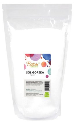 SÓL EPSOM (KĄPIELOWA) 1 kg - BATOM BATOM (oleje, soki, sole kąpielowe)