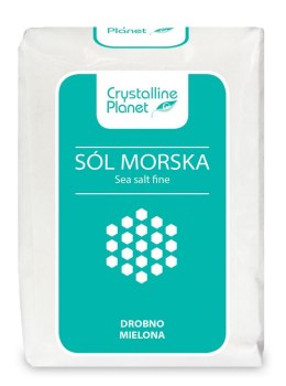 SÓL MORSKA DROBNO MIELONA 600 g - CRYSTALLINE PLANET CRYSTALLINE PLANET (sole)