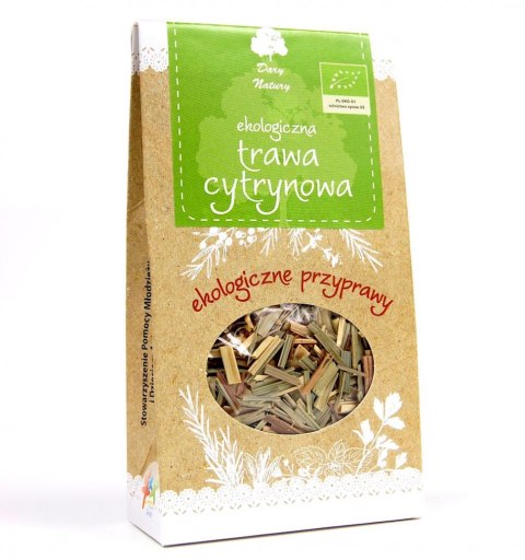 TRAWA CYTRYNOWA BIO 20 g - DARY NATURY DARY NATURY - przyprawy i zioła