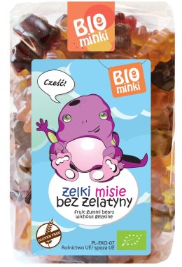 ŻELKI MISIE BEZ ŻELATYNY BEZGLUTENOWE BIO 400 g - BIOMINKI BIOMINKI (przekąski dla dzieci, kaszki)