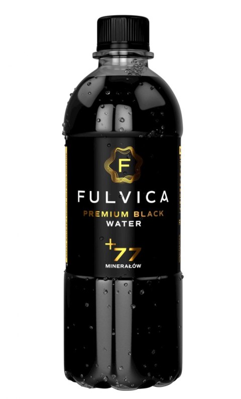 WODA FULVICA PREMIUM BLACK NIEGAZOWANA 500 ml - AQUA EAST AQUA EAST (wody źródlane)