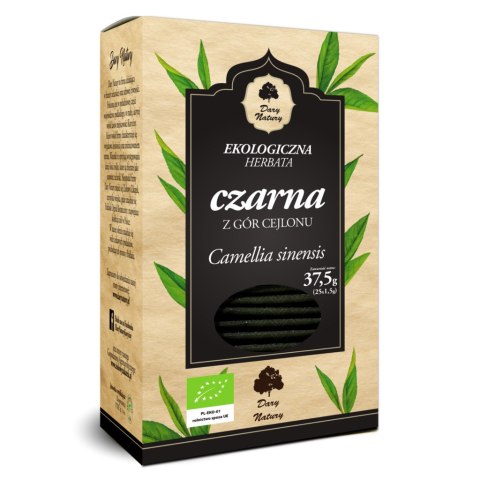 HERBATA CZARNA BIO (25 x 1,5 g) 37,5 g - DARY NATURY DARY NATURY - herbatki HERBATA CZARNA BIO (25 x 1,5 g) 37,5 g - DARY NATURY DARY NATURY - herbatki