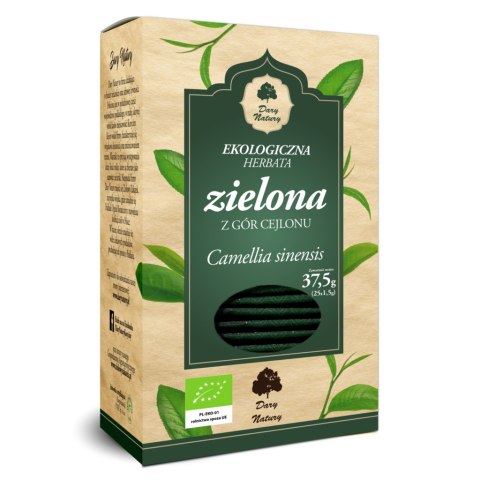 HERBATA ZIELONA BIO (25 x 1,5 g) 37,5 g - DARY NATURY DARY NATURY - herbatki