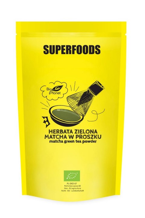 HERBATA ZIELONA MATCHA BIO 500 g - BIO PLANET BIO PLANET - seria SUPERFOODS