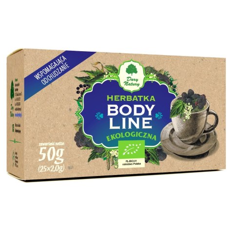 HERBATKA BODY LINE BIO (25 x 2 g) 50 g - DARY NATURY DARY NATURY - herbatki HERBATKA BODY LINE BIO (25 x 2 g) 50 g - DARY NATURY DARY NATURY - herbatki