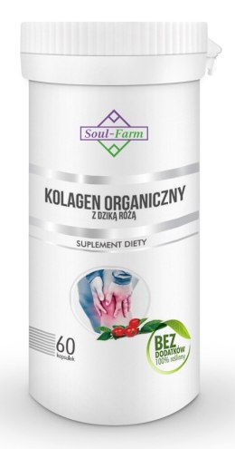 KOLAGEN RYBI Z DZIKĄ RÓŻĄ 60 KAPSUŁEK - SOUL FARM SOUL FARM (witaminy i ekstrakty)