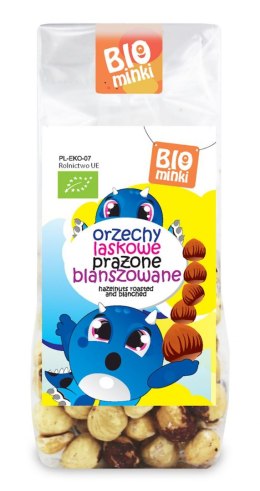 ORZECHY LASKOWE BLANSZOWANE PRAŻONE BIO 100 g - BIOMINKI BIOMINKI (przekąski dla dzieci)