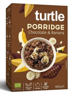 OWSIANKA CZEKOLADOWO - BANANOWA BEZGLUTENOWA BIO 400 g - TURTLE TURTLE (owsianki, płatki)
