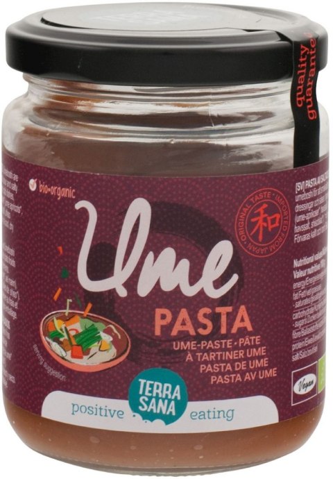 PASTA UME (Z MORELI JAPOŃSKICH) BIO 250 g - TERRASANA TERRASANA (kremy, makarony, sosy sojowe, inne)