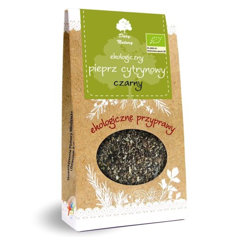 PIEPRZ CZARNY CYTRYNOWY BIO 50 g - DARY NATURY DARY NATURY - przyprawy i zioła PIEPRZ CZARNY CYTRYNOWY BIO 50 g - DARY NATURY DARY NATURY - przyprawy i zioła