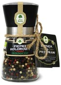 PIEPRZ KOLOROWY ZIARNO W MŁYNKU BIO 80 g - DARY NATURY DARY NATURY - przyprawy i zioła PIEPRZ KOLOROWY ZIARNO W MŁYNKU BIO 80 g - DARY NATURY DARY NATURY - przyprawy i zioła