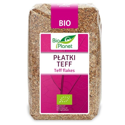 PŁATKI TEFF BIO 300 g - BIO PLANET BIO PLANET - seria RÓŻOWA (płatki, otręby, musli)