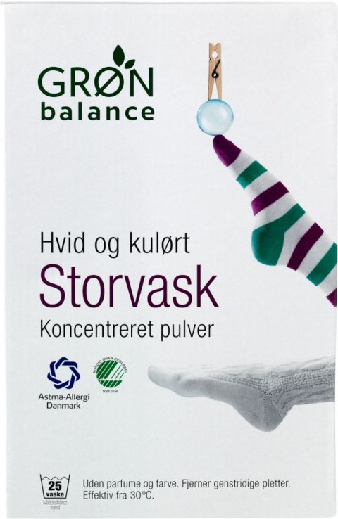 PROSZEK DO PRANIA BIAŁYCH I KOLOROWYCH UBRAŃ (KONCENTRAT) ECO 1,8 kg (33 PRANIA) - GRON BALANCE GRON BALANCE (kosmetyki, środki czystości)