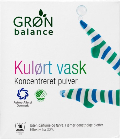 PROSZEK DO PRANIA KOLOROWYCH UBRAŃ (KONCENTRAT) ECO 785 g (18 PRAŃ) - GRON BALANCE GRON BALANCE (kosmetyki, środki czystości)