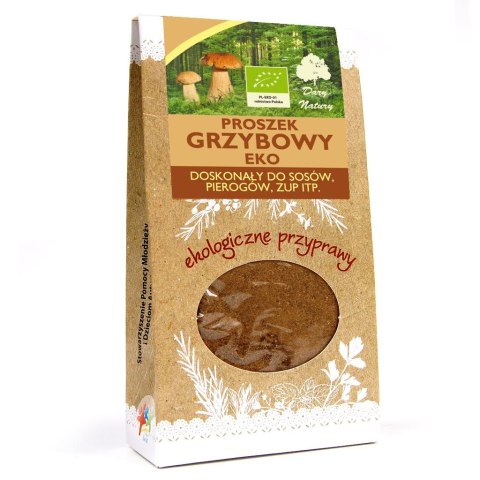 PROSZEK GRZYBOWY BIO 50 g - DARY NATURY DARY NATURY - przyprawy i zioła PROSZEK GRZYBOWY BIO 50 g - DARY NATURY DARY NATURY - przyprawy i zioła