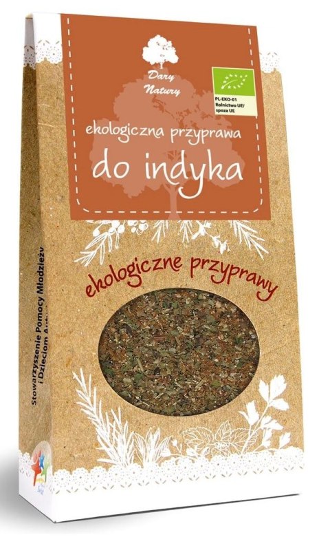 PRZYPRAWA DO INDYKA BIO 50 g - DARY NATURY DARY NATURY - przyprawy i zioła