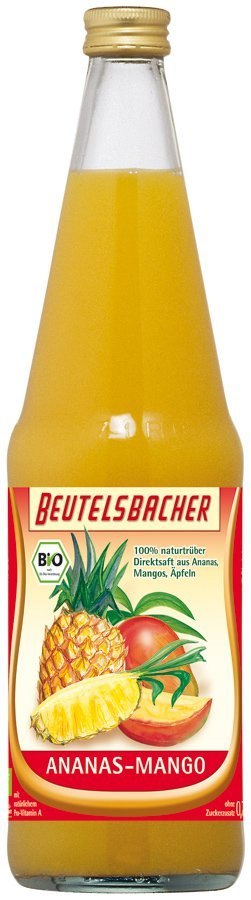 SOK JABŁKO - ANANAS - MANGO NFC BIO 700 ml - BEUTELSBACHER BEUTELSBACHER (soki, napoje, ocet jabłkowy)