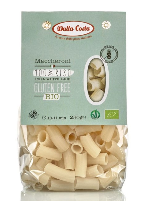 MAKARON (RYŻOWY) MACCHERONI BEZGLUTENOWY BIO 250 g - DALLA COSTA DALLA COSTA (makarony)