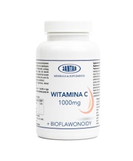 WITAMINA C (1000 mg) 90 KAPSUŁEK - JANTAR JANTAR (woda i suplementy)