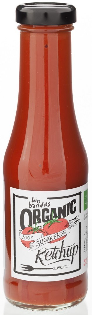 KETCHUP BEZ DODATKU CUKRÓW BIO 325 ml - BIO BANDITS BIO BANDITS (dressingi, sosy, majonezy)