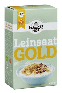 LEN ZŁOTY MIELONY BEZGLUTENOWY BIO 200 g - BAUCK HOF BAUCK HOF (mieszanki do wypieków)