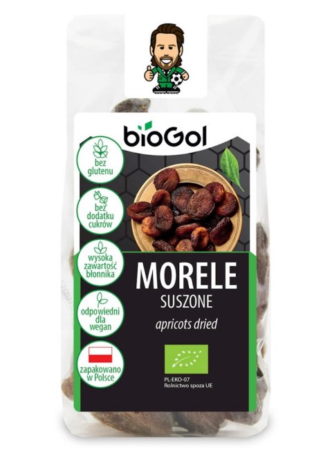 MORELE SUSZONE BEZGLUTENOWE BIO 150 g - BIOGOL BIOGOL (produkty śniadaniowe, przekąski bez cukru)