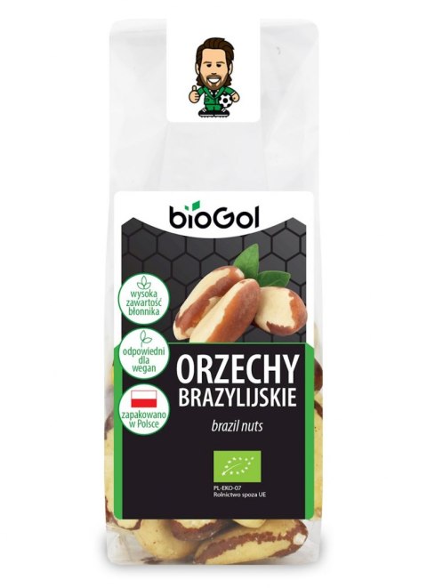 ORZECHY BRAZYLIJSKIE BIO 100 g - BIOGOL BIOGOL (produkty śniadaniowe, przekąski bez cukru)