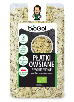 PŁATKI OWSIANE BEZGLUTENOWE BIO 300 g - BIOGOL BIOGOL (produkty śniadaniowe, przekąski bez cukru)