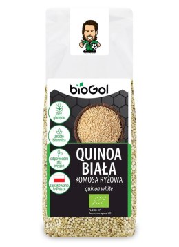 QUINOA BIAŁA (KOMOSA RYŻOWA) BEZGLUTENOWA BIO 250 g - BIOGOL BIOGOL (produkty śniadaniowe, przekąski bez cukru)