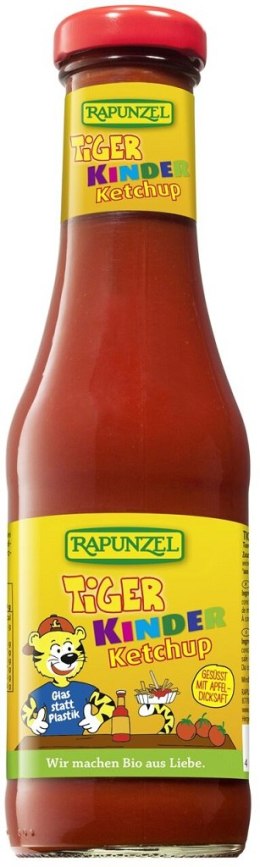 KETCHUP DLA DZIECI TIGER BEZ DODATKU CUKRÓW BIO 450 ml - RAPUNZEL RAPUNZEL (makarony, czekolady, oleje, kremy orzech