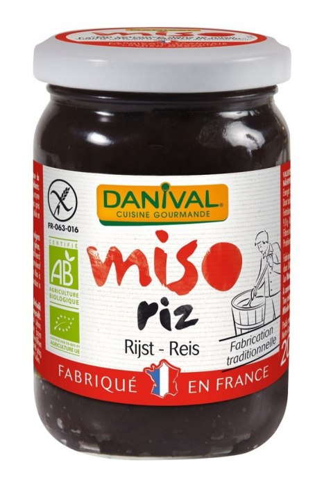 MISO RICE (PASTA Z SOI I RYŻU) BEZGLUTENOWE BIO 200 g - DANIVAL DANIVAL (miso, kasztany jadalne)