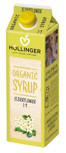 SYROP O SMAKU KWIATÓW CZARNEGO BZU BIO 1 L - HOLLINGER HOLLINGER (soki, nektary, napoje, syropy)