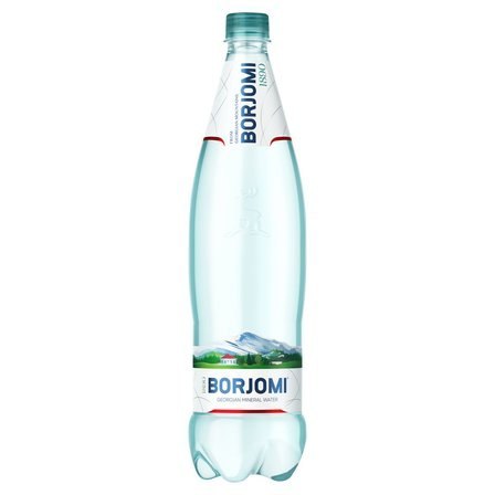 NATURALNA WODA MINERALNA GAZOWANA 1 L - BORJOMI BORJOMI (wody mineralne)