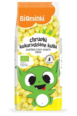 CHRUPKI KUKURYDZIANE KULKI BEZGLUTENOWE BIO 60 g - BIOMINKI BIOMINKI (przekąski dla dzieci, kaszki)