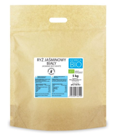 RYŻ JAŚMINOWY BIAŁY BEZGLUTENOWY BIO 5 kg - HORECA (BIO PLANET) HORECA BIO - pozostałe RYŻ JAŚMINOWY BIAŁY BEZGLUTENOWY BIO 5 kg - HORECA (BIO PLANET) HORECA BIO - pozostałe