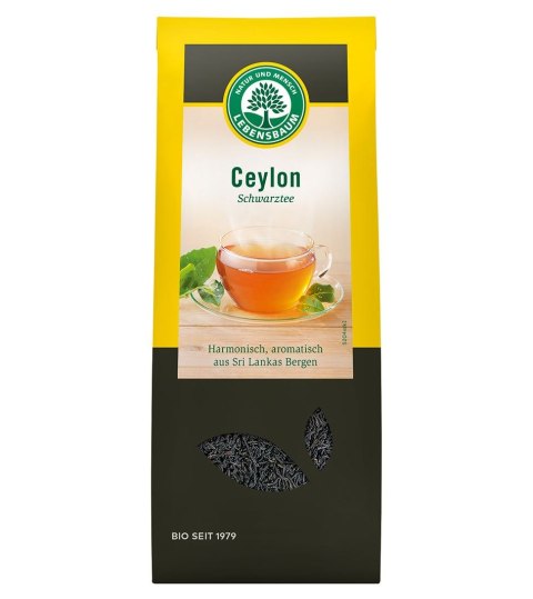 HERBATA CZARNA CEJLOŃSKA LIŚCIASTA BIO 75 g - LEBENSBAUM LEBENSBAUM (przyprawy, herbaty, kawy) HERBATA CZARNA CEJLOŃSKA LIŚCIASTA BIO 75 g - LEBENSBAUM LEBENSBAUM (przyprawy, herbaty, kawy)