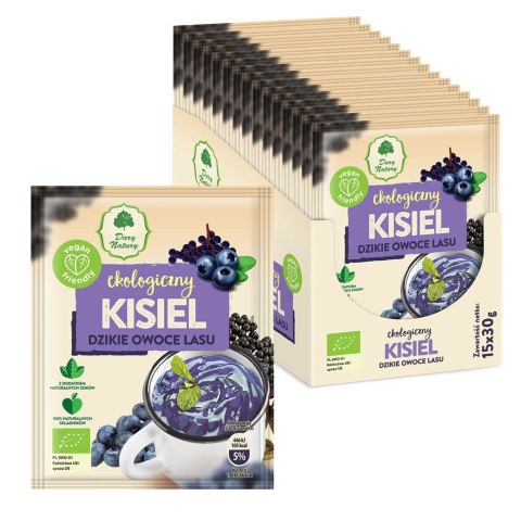 KISIEL INSTANT DZIKIE OWOCE LASU BEZGLUTENOWY BIO 30 g - DARY NATURY DARY NATURY - inne BIO