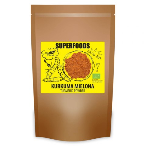 KURKUMA MIELONA BIO 200 g - BIO PLANET BIO PLANET - seria SUPERFOODS