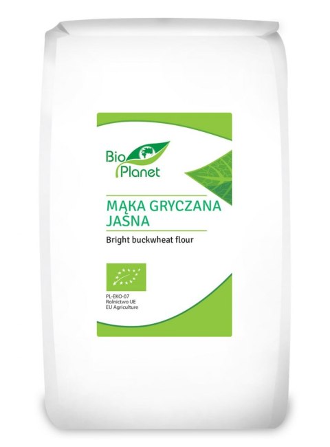 MĄKA GRYCZANA JASNA BIO 1 kg - BIO PLANET BIO PLANET - seria MĄKI I SKROBIE MĄKA GRYCZANA JASNA BIO 1 kg - BIO PLANET BIO PLANET - seria MĄKI I SKROBIE
