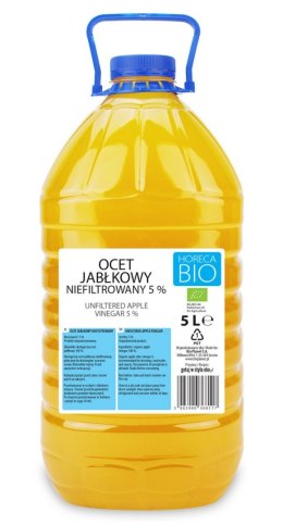 OCET JABŁKOWY 5 % NIEFILTROWANY BIO 5 L - HORECA (BIO PLANET) HORECA BIO - pozostałe