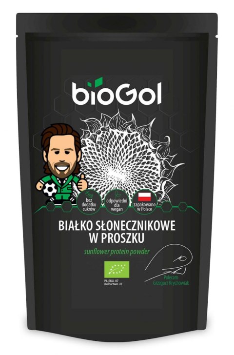 BIAŁKO SŁONECZNIKOWE BIO 500 g - BIOGOL