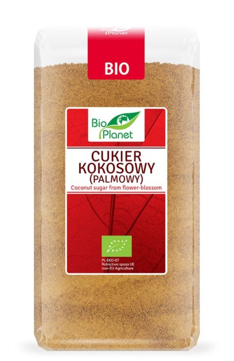 CUKIER KOKOSOWY BIO 500 g - BIO PLANET BIO PLANET - seria CZERWONA (cukry, syropy)